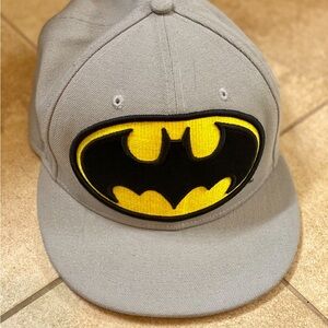 New 9fifty Batman Hat Baseball Hat Adjustable One Size Fits All Adult Grey